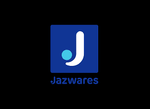 Jazwares logo with stylized blue 